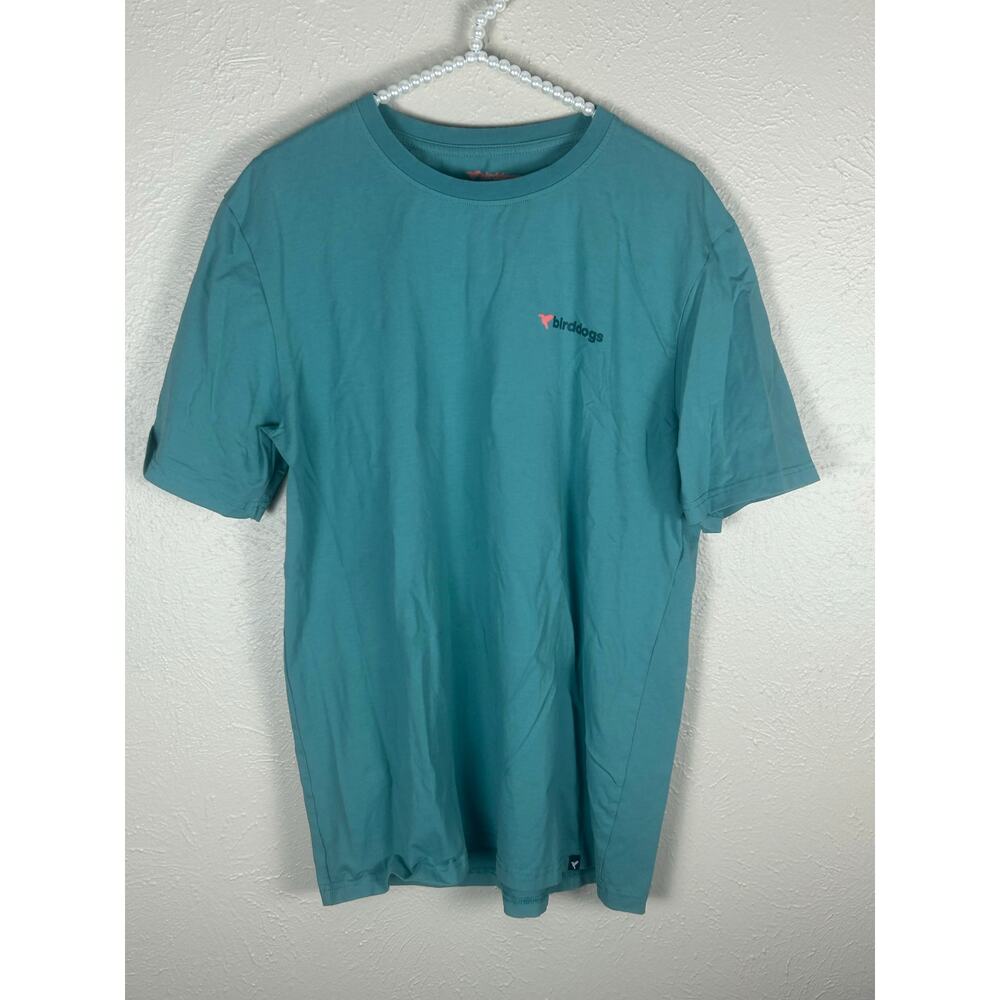Bird Dogs T-Shirt Size XL Green Short Sleeve Casual Comfort SH Masters 2024 Top